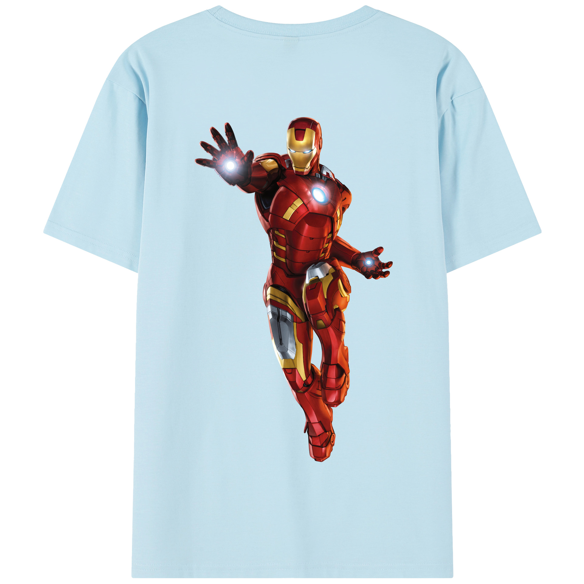 （画像用） アベンジャーズ The Avengers 綿100％半袖Tシャツ（背面プリント）